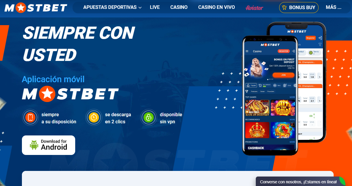 Mostbet app disponibilidad para Android y iOS